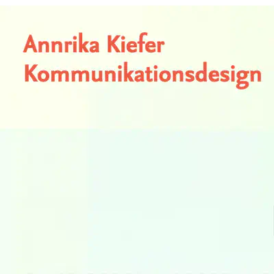 Annrika Kiefer Kommunikationsdesign
