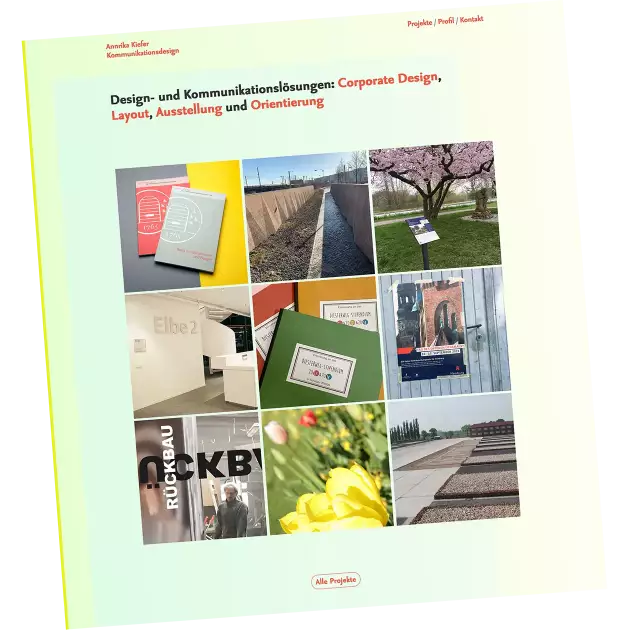 Annrika Kiefer Website Screenshot Startseite