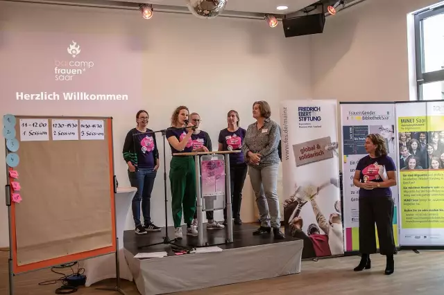 Feministisches Barcamp Frauen saar, Veranstaltung Impression