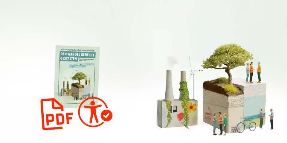 Collage barrierefreie PDF-Dokumentation