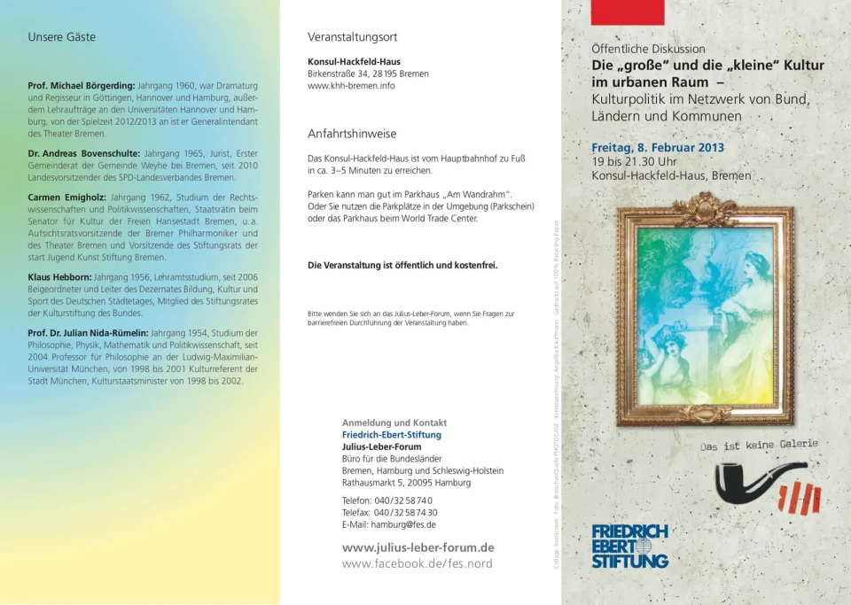 Flyer politische Bildung