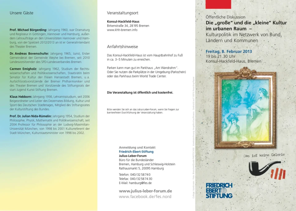 Flyer politische Bildung