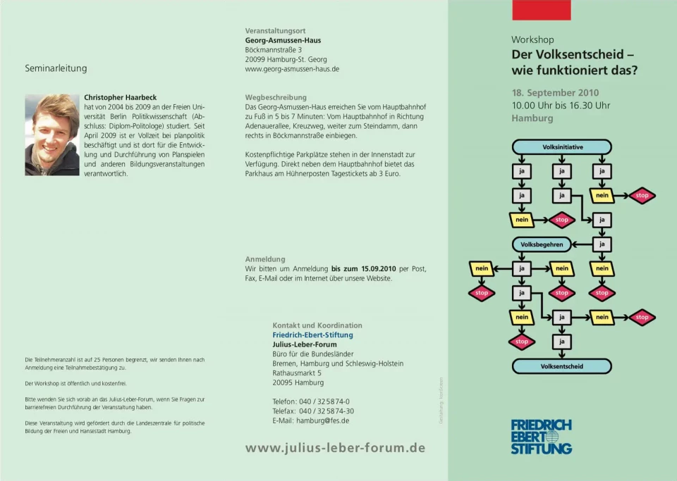 Flyer politische Bildung