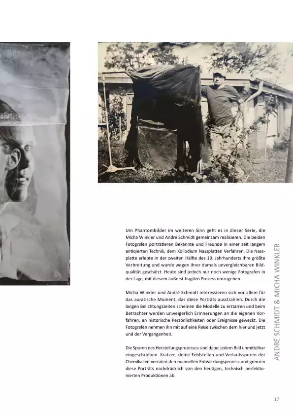 Fotoausstellung Sela5, Ausstelungskatalog, Innenlayout Beispiel