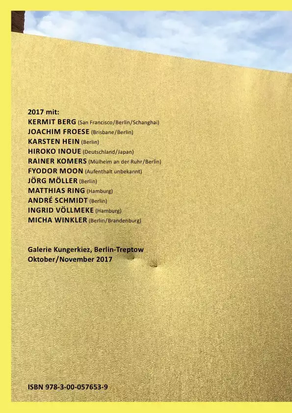 Fotoausstellung Sela5, Ausstelungskatalog, Rückseite