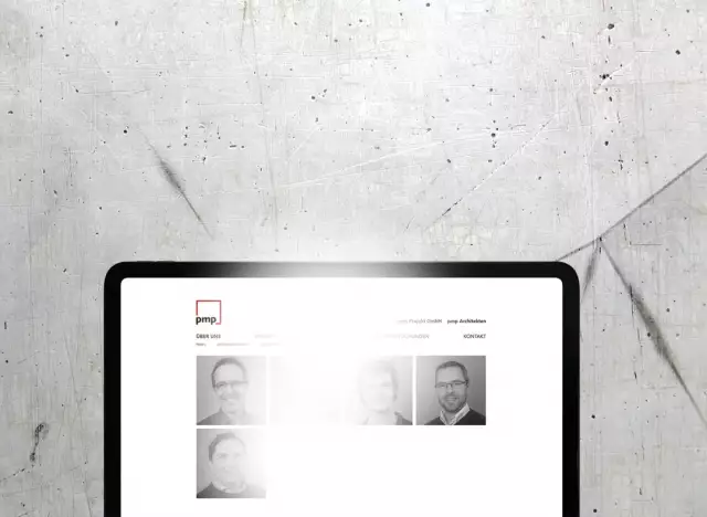 Webdesign für Architekten, Screenshot