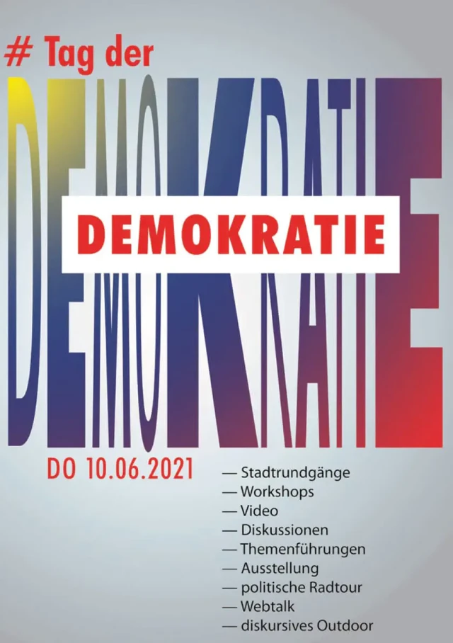 Design für Events, Veranstaltung politische Bildung, Typografie Entwurf