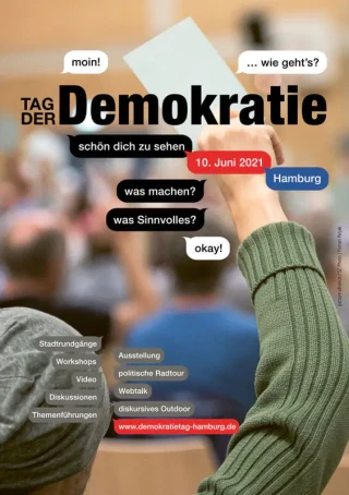 Design für Events, Veranstaltung politische Bildung, Entwurf Plakat