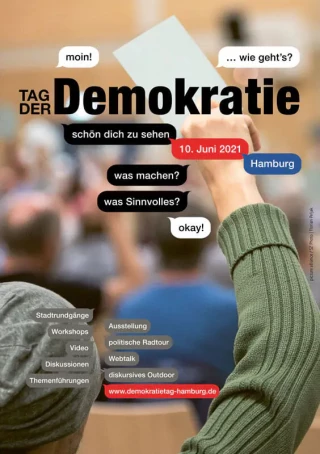 Design für Events, Veranstaltung politische Bildung, Entwurf Plakat