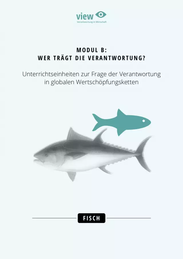 Unterrichtsmaterialien Wirtschaftsethik, Cover Fische