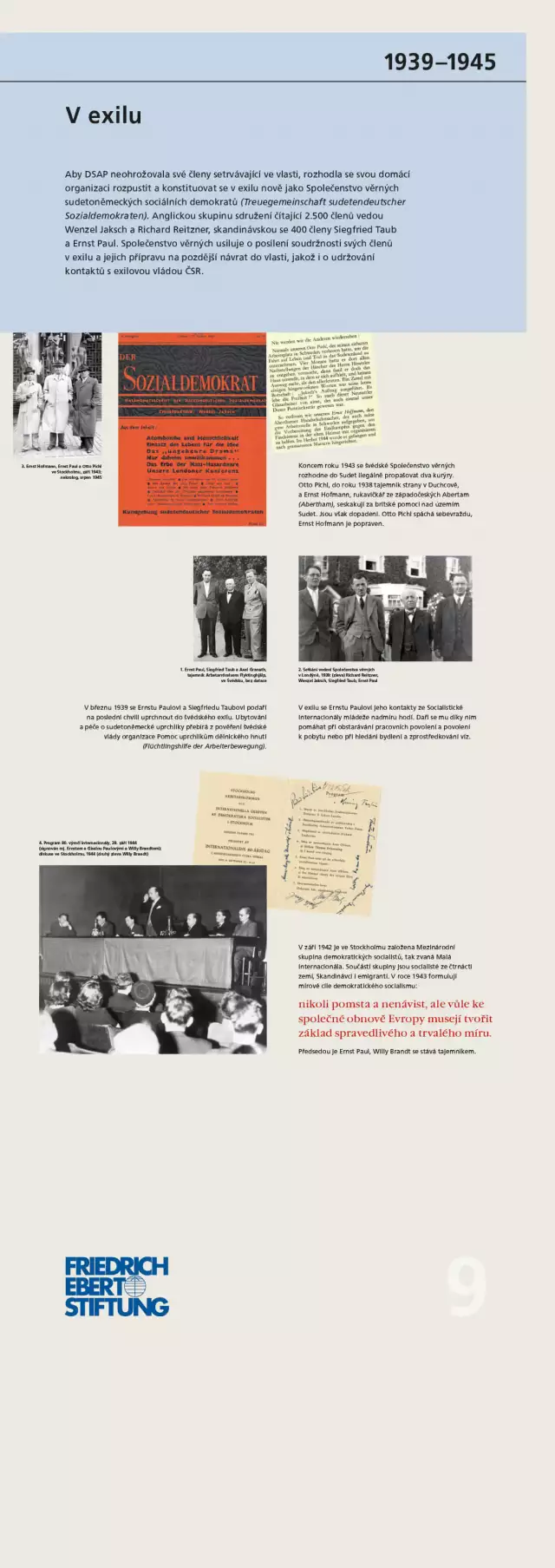 mehrsprachige Wanderausstellung Ernst Paul, Ausstelungstafel 5