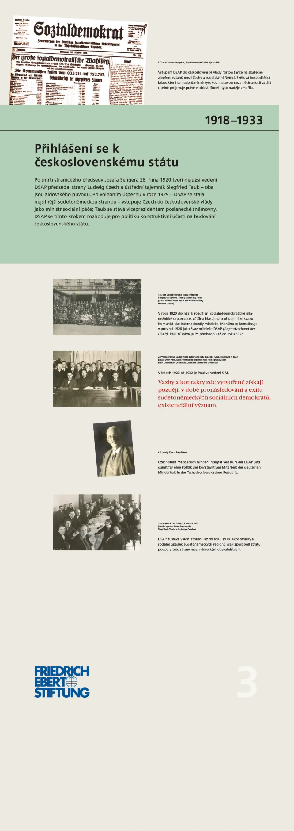 mehrsprachige Wanderausstellung Ernst Paul, Ausstelungstafel 2