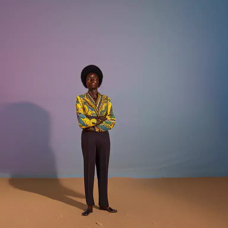 ein KI generierter Grundschullehrer aus Angola