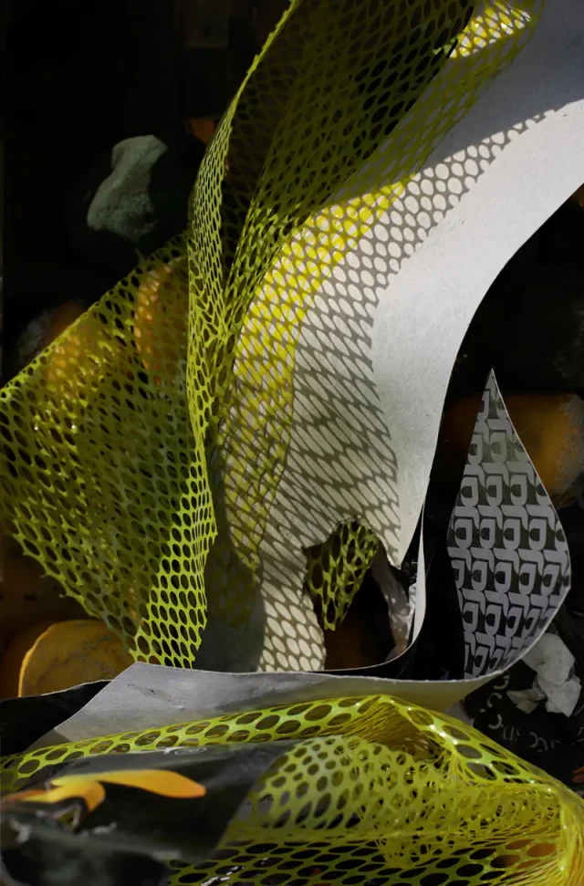Texturen, verschiedene Materialien, abstrakt übereinander liegend