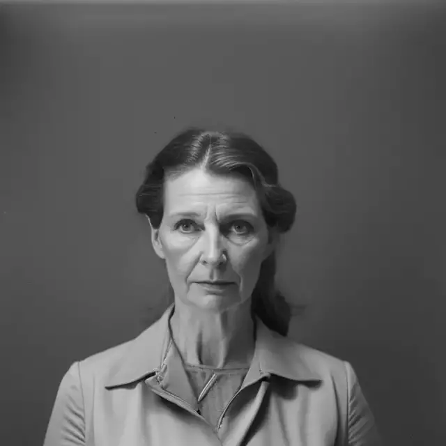 45-jährige Polizistin, KI-generiertes Bild.