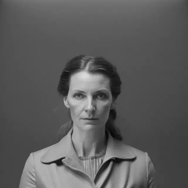 40-jährige Polizistin, KI-generiertes Bild.