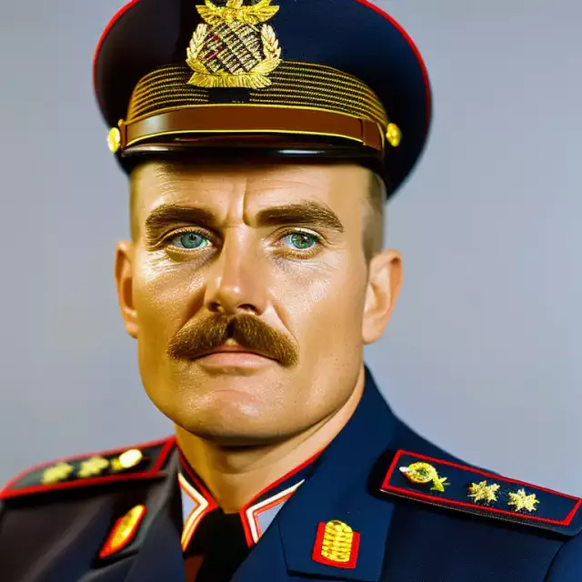 Bild eines ostdeutschen Polizisten. Erstellt mit generativer KI.