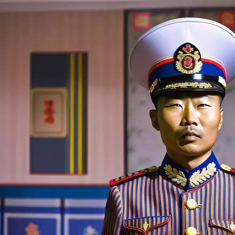 Bild eines Polizisten aus China. Erstellt mit generativer KI.