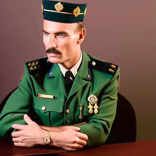 Bild eines deutschen Polizisten. Erstellt mit generativer KI.