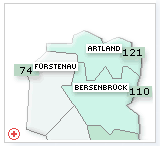 Infografik Bevoelkerungs Dichte