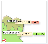 Infografik Bevoelkerungs Veraenderung