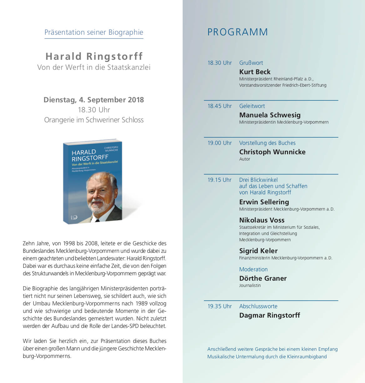 Flyermotiv: Rückseite; Layout Text Veranstaltung