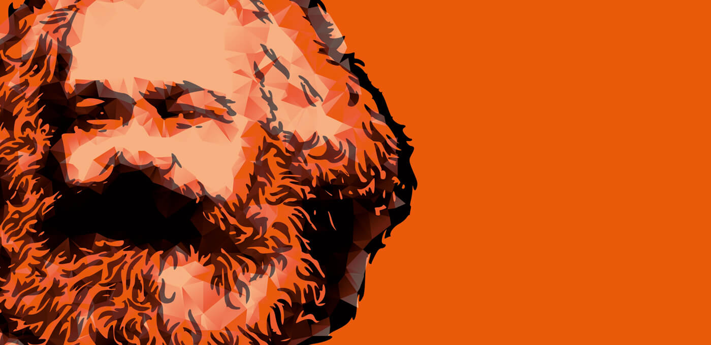 Karl Marx im Andy Warhol Style