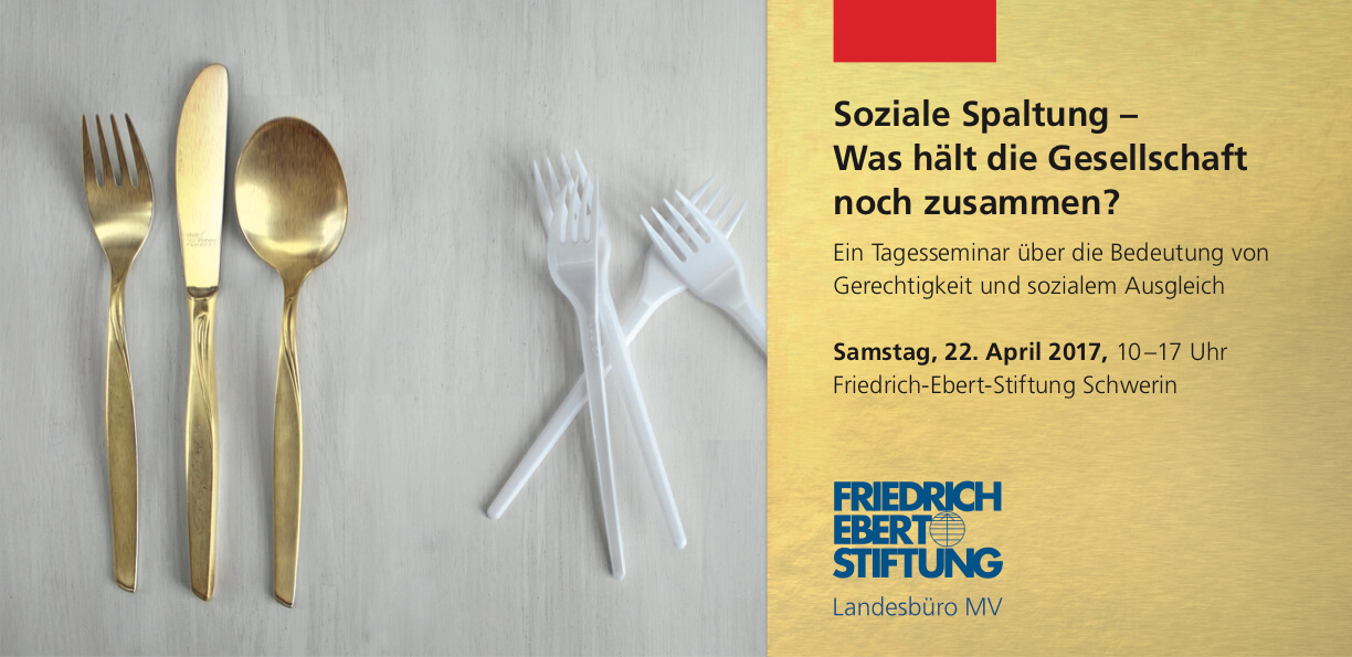 Goldene Löffel versus Plastik Besteck. Arm versus Reich.