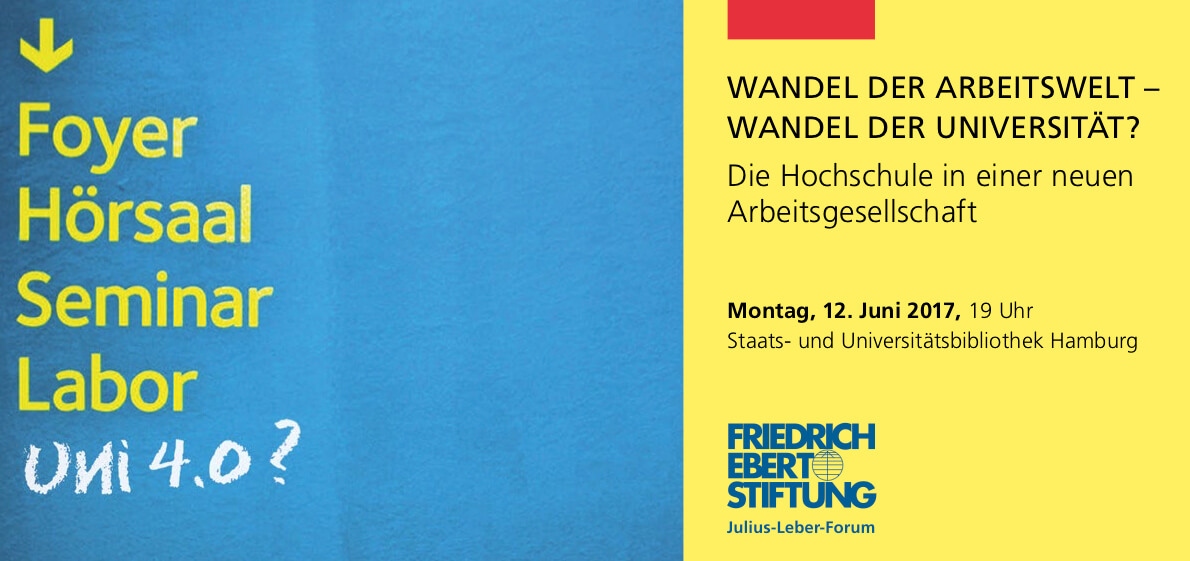 Uni 4.0 per Kreide ergänzt auf eine Wegweiser innerhalb einer Uni: Foyer, Hörsaal, Seminar, labor, Uni 4.0