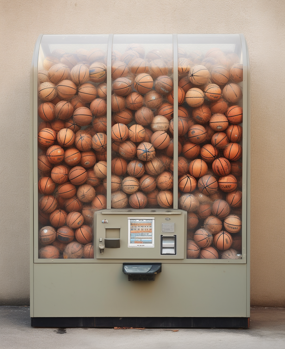 AI generated image: vending machine