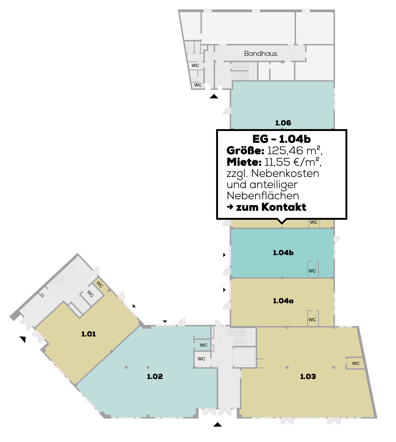 interaktiver Belegungsplan
