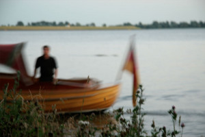 Tucker-Boot von der Elbe bei Blankenese